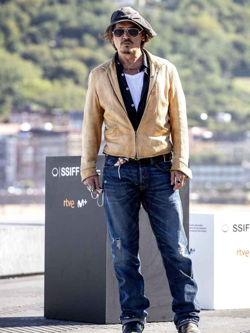 Johnny Depp en el Festival de San Sebastián de este año.