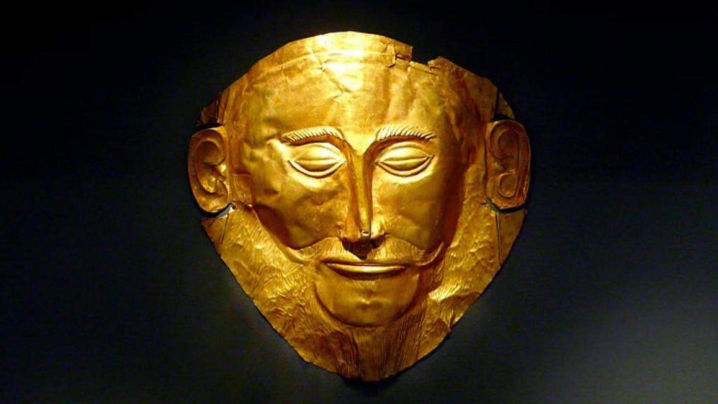 Máscara de Agamenón, de la cultura micénica.