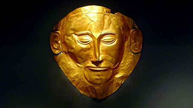 Máscara de Agamenón, de la cultura micénica.