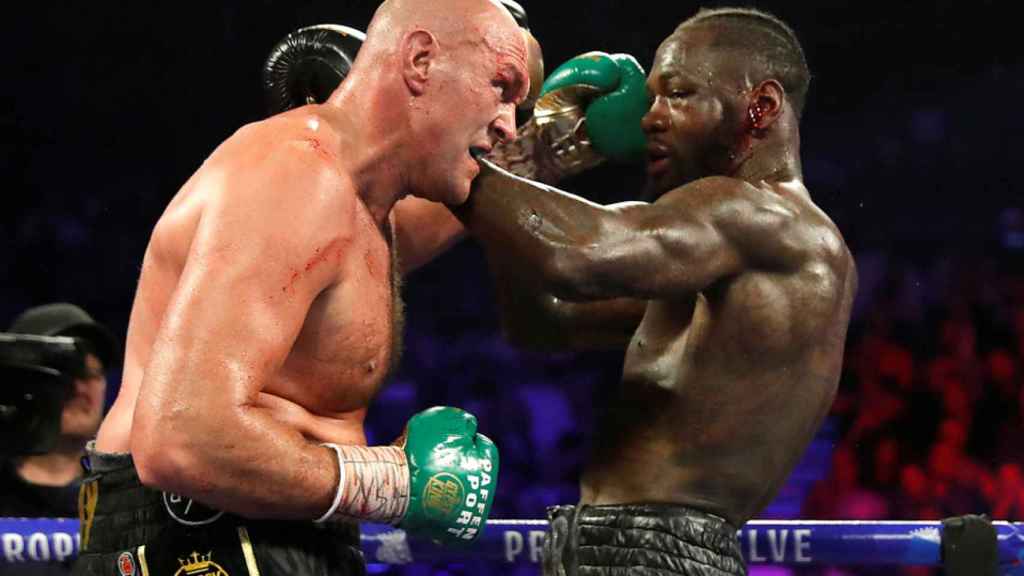Combate de boxeo entre Deontay Wilder y Tyson Fury