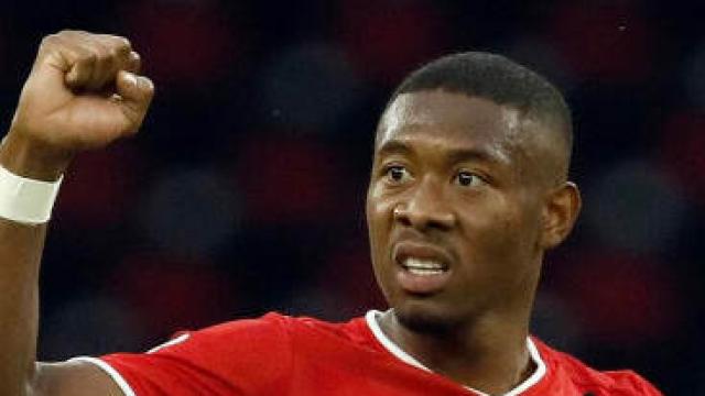 David Alaba, en un partido del Bayern Múnich