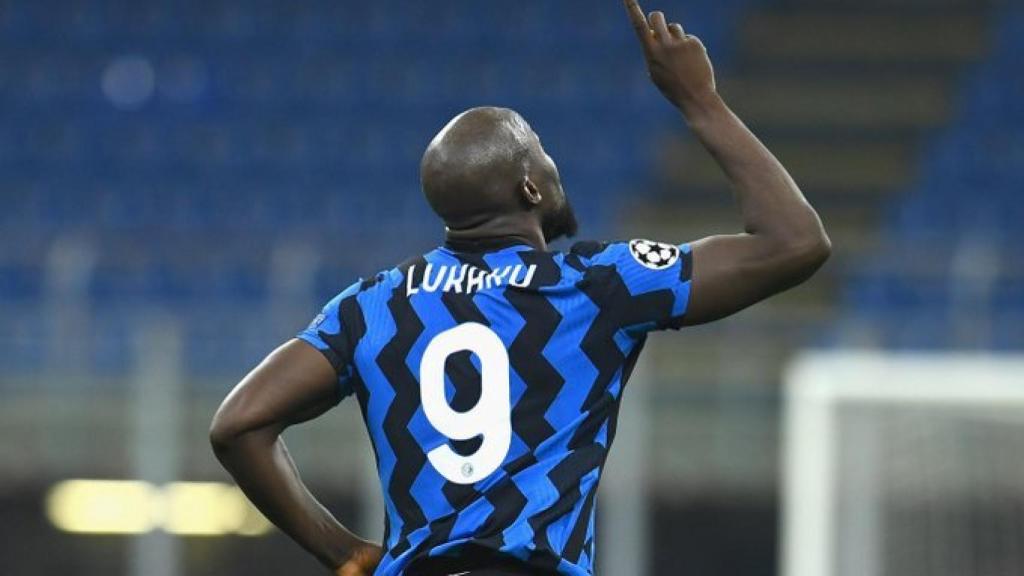 Lukaku en un partido con el Inter