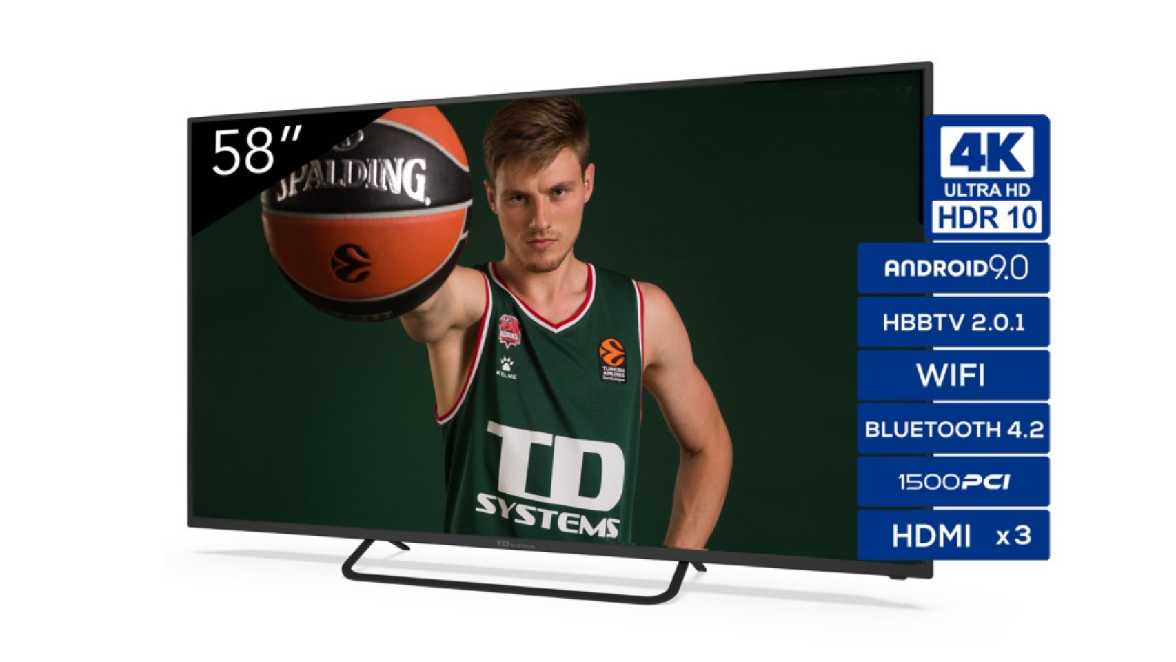 Así es la Smart TV 4k de 58 pulgadas de TD Systems: HDR10, Android y un  precio de escándalo