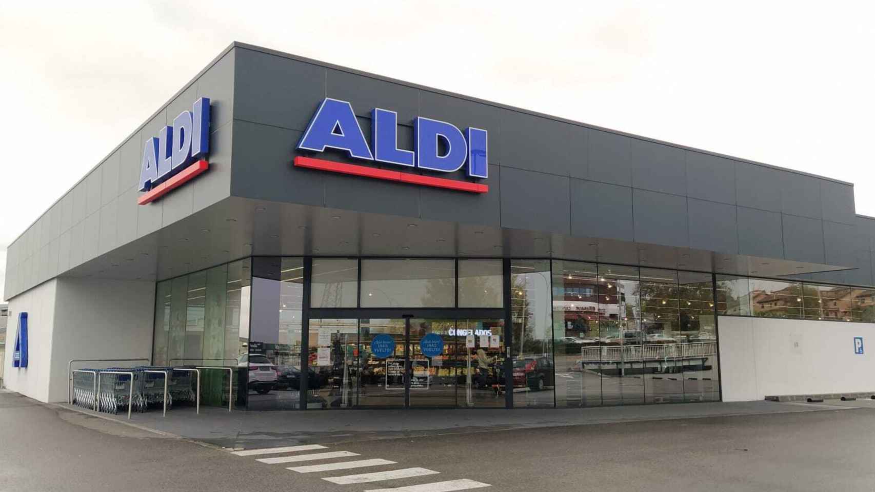 El supermercado Aldi de Villaviciosa de Odón, una de las 320 tiendas que la cadena alemana tiene en España.