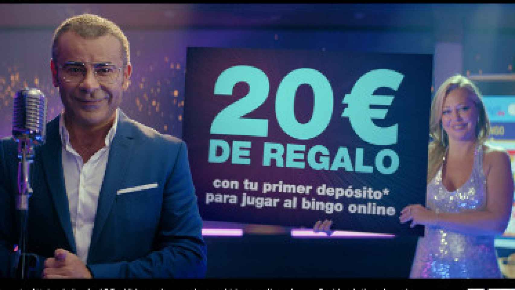 Belén Esteban y Jorge Javier Vázquez en el anuncio de 'Yo Bingo'.