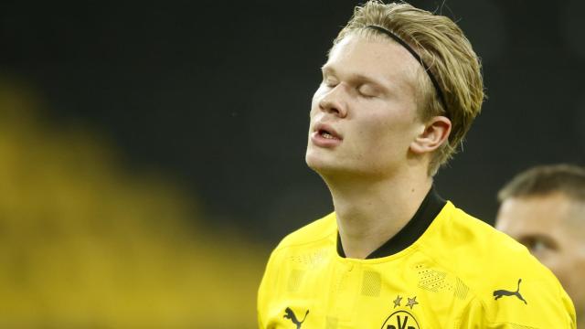 Erling Haaland, durante el partido del Borussia Dortmund ante el Zenit de la Champions League