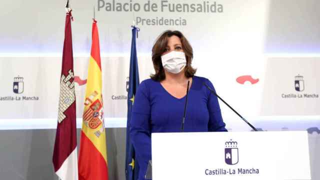 Patricia Franco,  consejera de Economía, Empresas y Empleo de Castilla-La Mancha (Ó. HUERTAS)