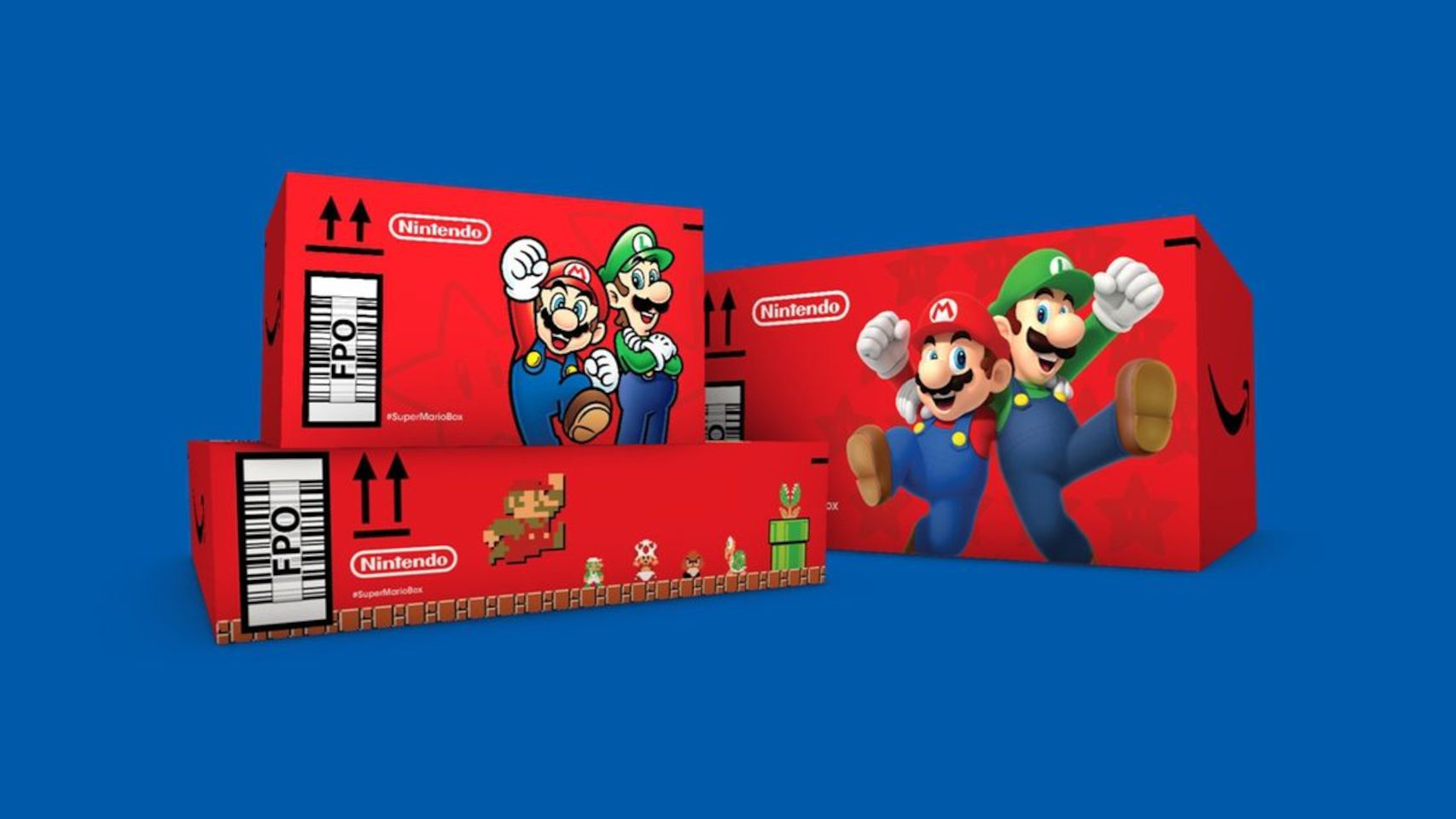 Las cajas especiales de Nintendo que usará Amazon