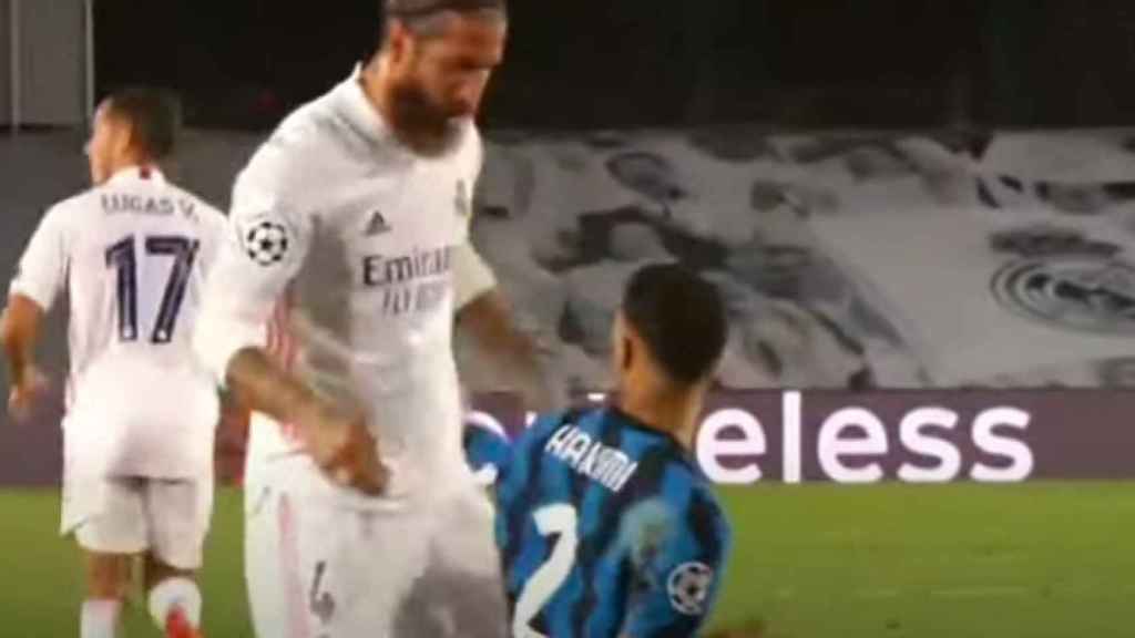 Champions League: El pique de Sergio Ramos y Achraf que no se vio:  "¡Chillando como una rata!"
