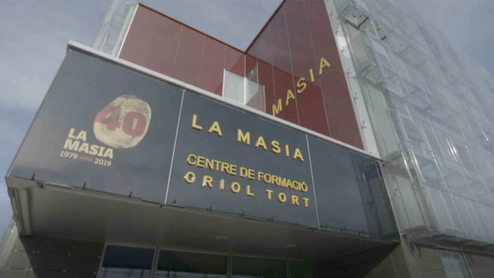 Una imagen de uno de los edificios de La Masía del FC Barcelona