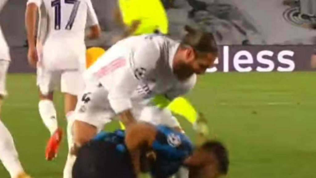 Pique entre Sergio Ramos y Achraf
