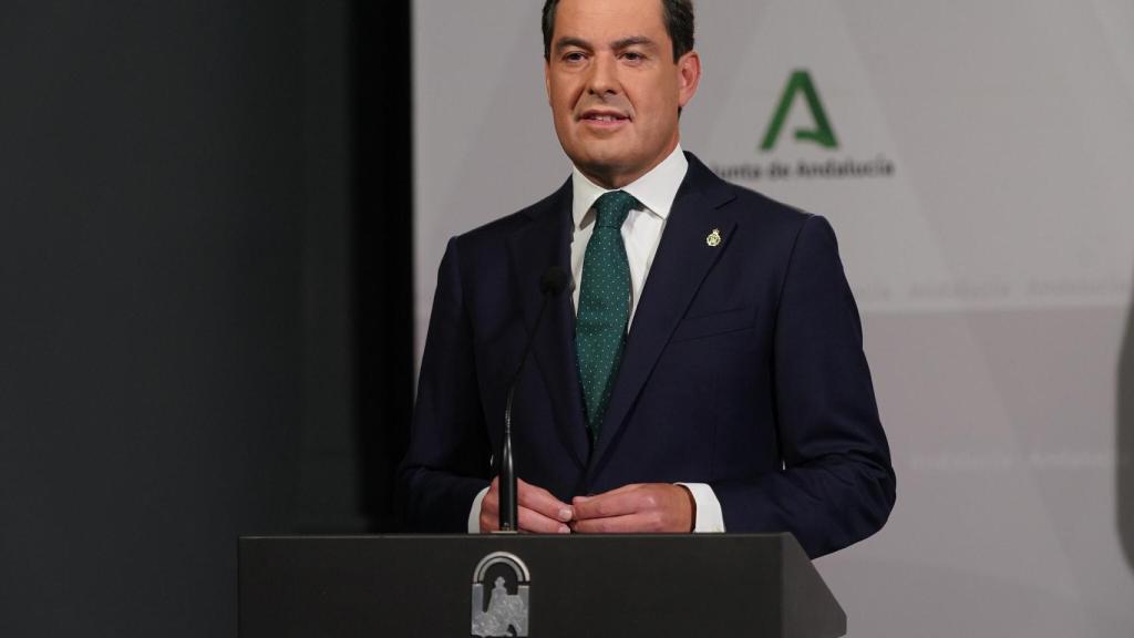 El presidente andaluz, Juanma Moreno