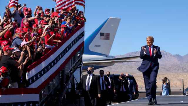 Donald Trump, durante un mitin en el aeropuerto de Phoenix el pasado mes de noviembre.