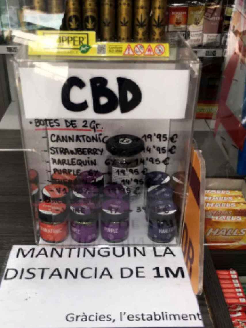 The sale of CBD has become widespread in many Catalan tobacconists