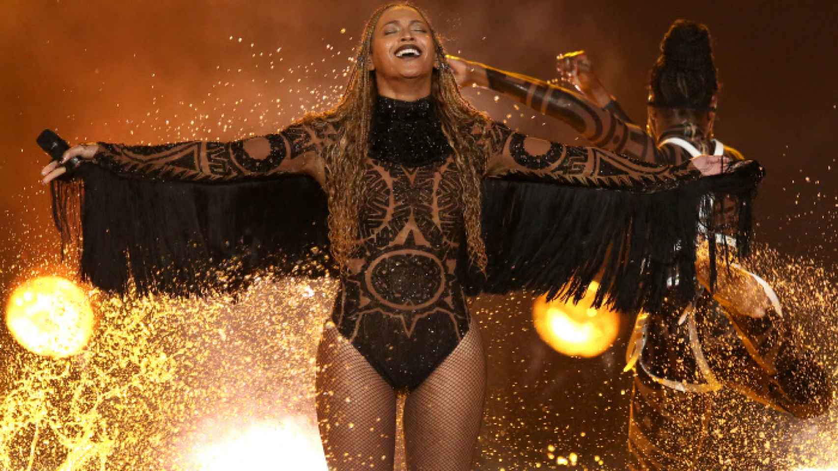 Beyoncé, durante un concierto en Los Ángeles.