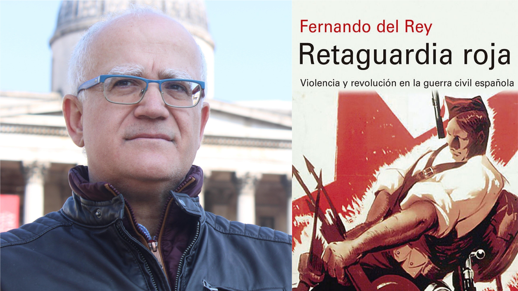 El historiador Fernando del Rey y su premiada obra.