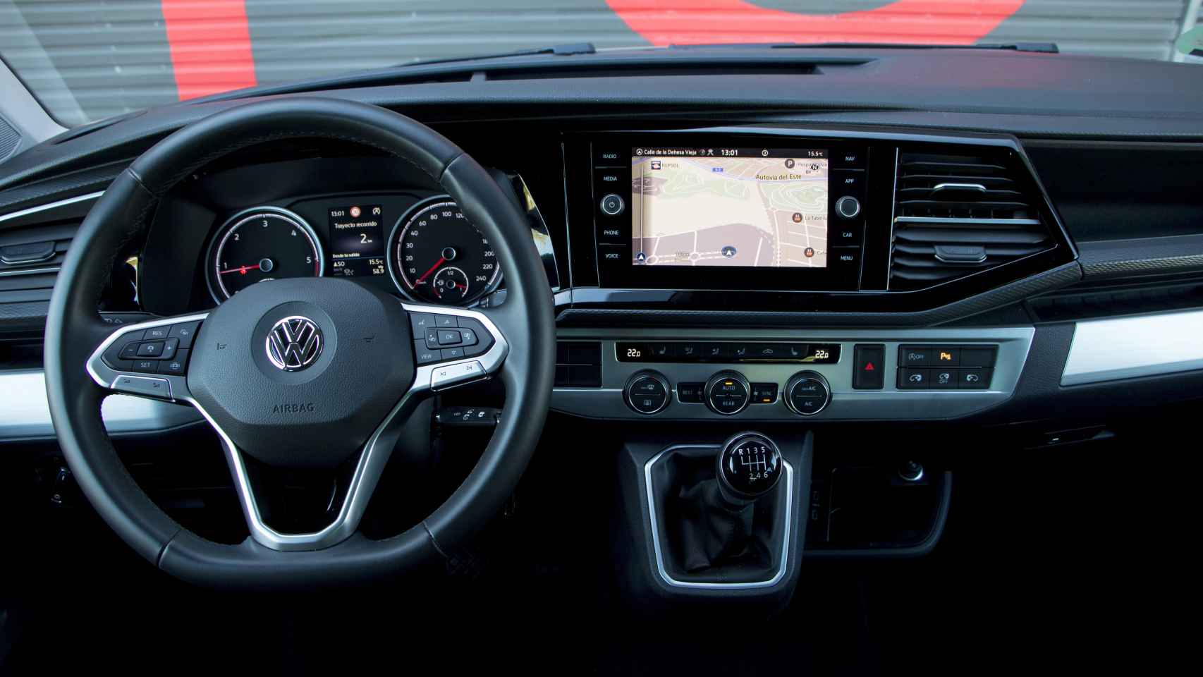 En el interior de este Volkswagen vemos componentes de otros modelos.