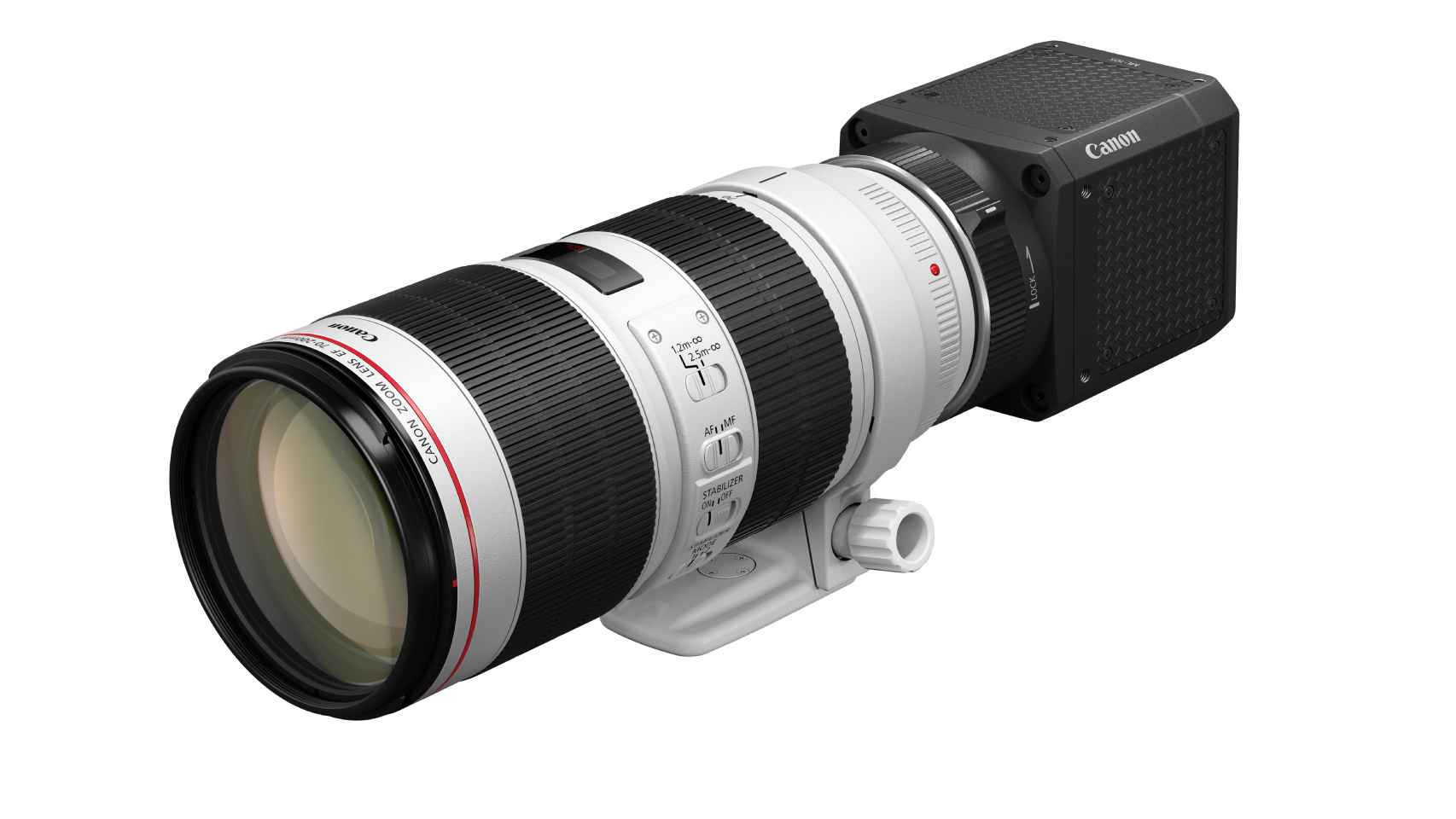 Una cámara compatible con la amplia gama de objetivos EF de Canon.