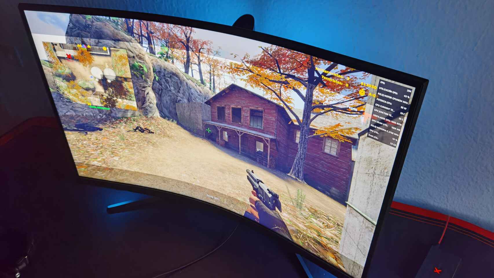 El Samsung Odyssey G7 se comporta bien en juegos para esports como Counter-Strike