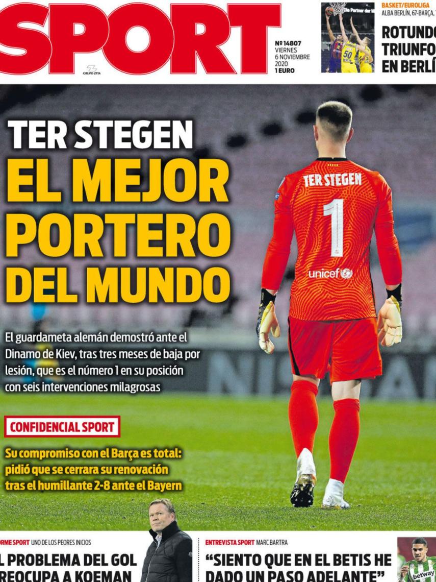 La Portada Del Diario Sport 06 11 2020