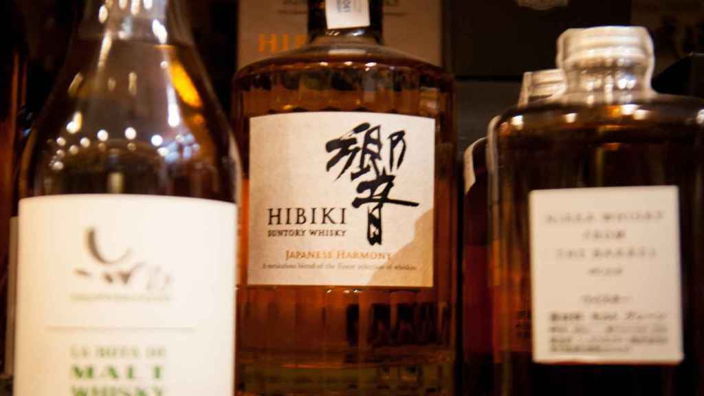El whisky japonés Hibiki.