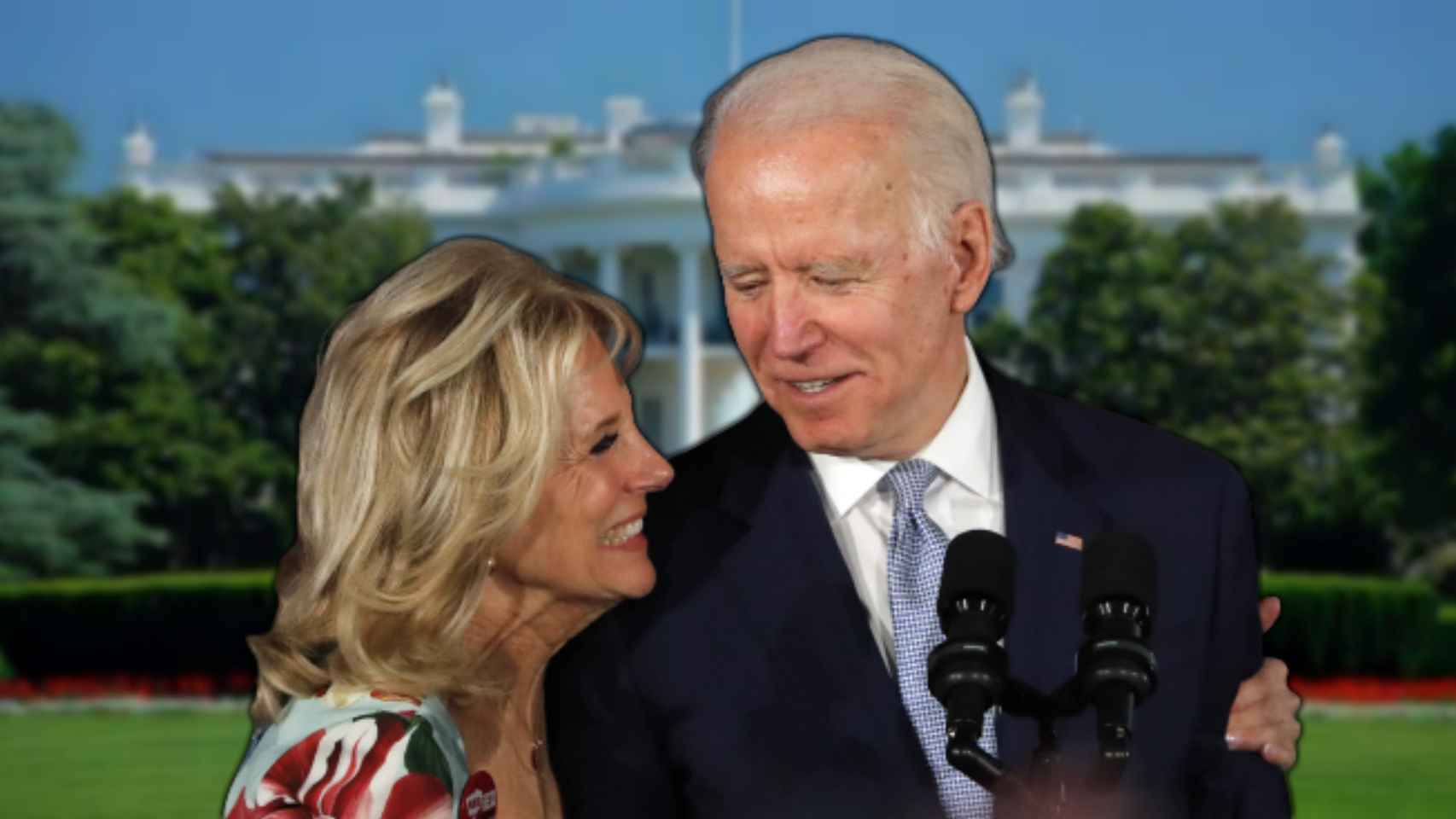 Joe y Jill Biden en montaje de JALEOS.