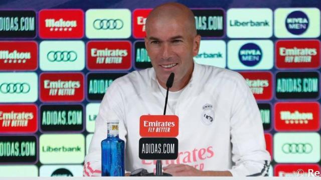 Zidane, en rueda de prensa