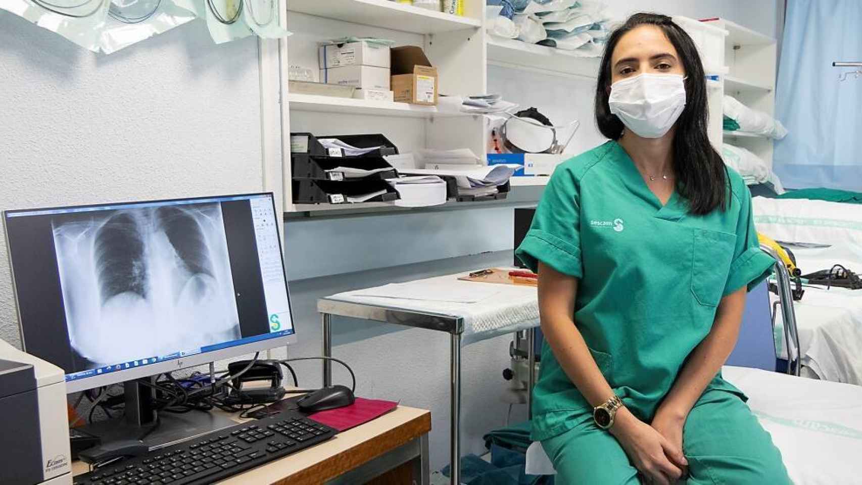 Doctora Desirée Graziani, del Servicio de Neumología del Hospital de Guadalajara
