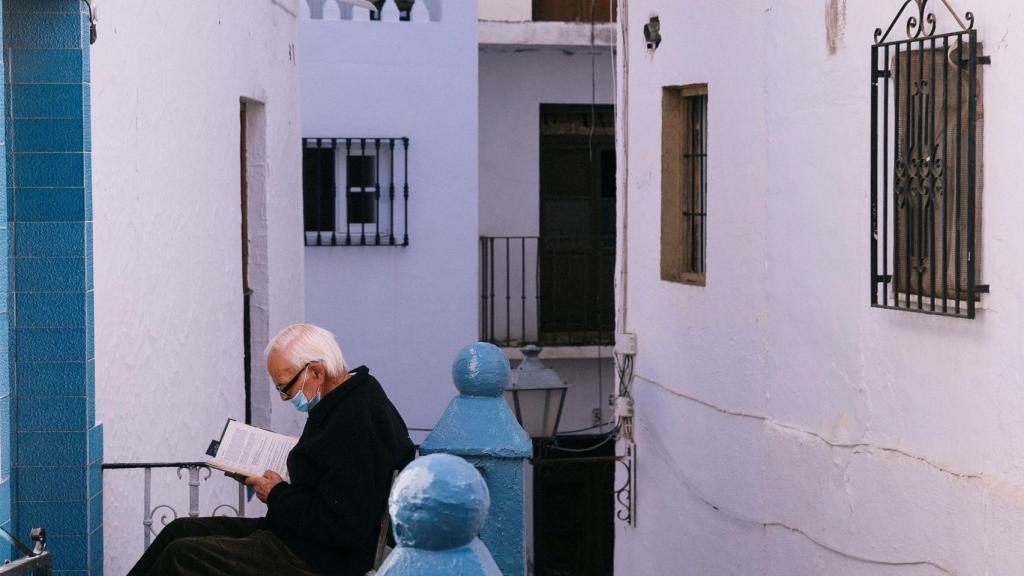 Un vecino de Almáchar, Málaga.
