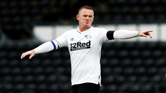 Wayne Rooney, con la camiseta del Derby County