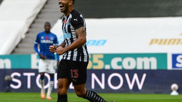 Callum Wilson celebra un gol con el Newcastle