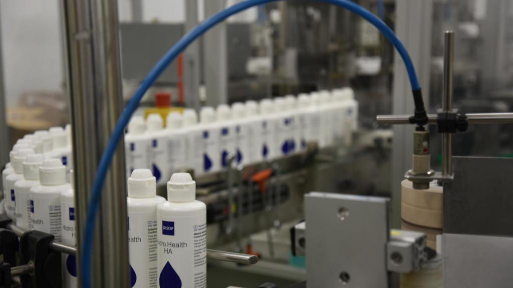 El laboratorio de Disop, en Alcobendas (Madrid), donde produce los productos que vende.