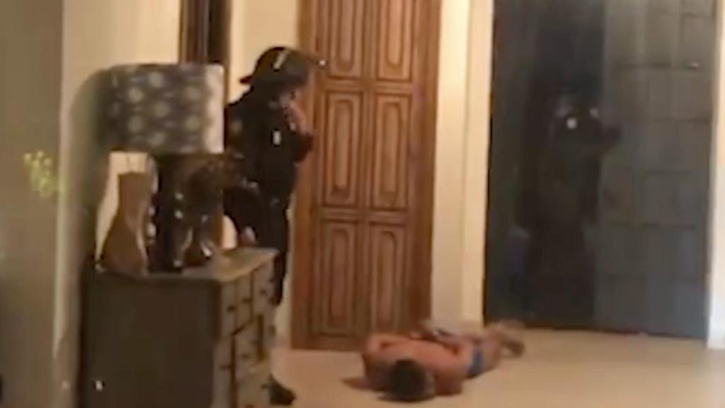 Momento de la detención de Mario Halley