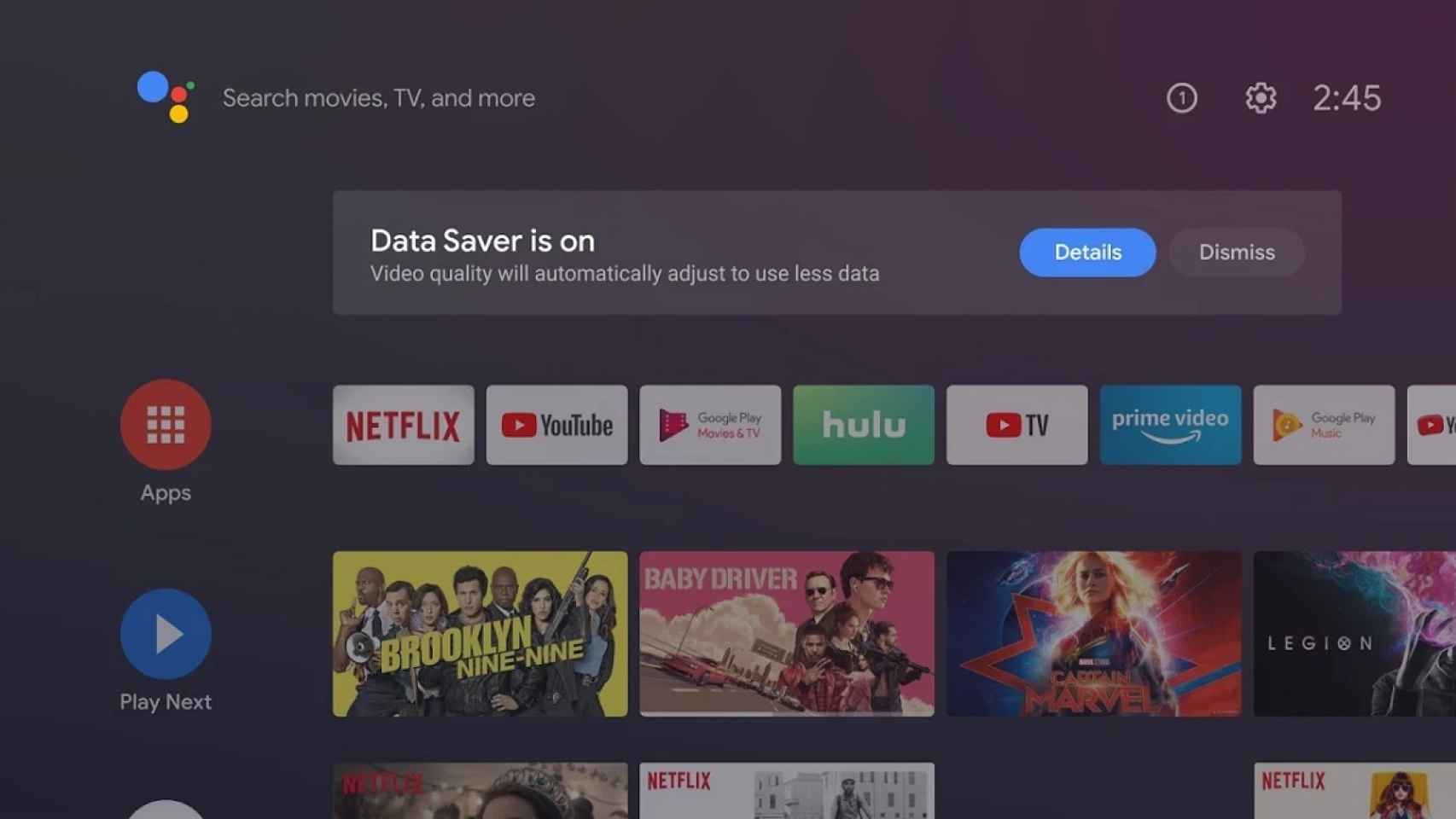 La app oficial para ahorrar datos en Android TV ya disponible en la Play Store