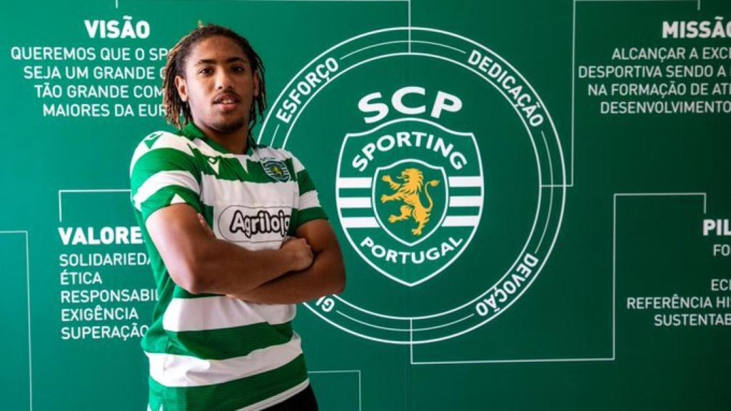 Bruno Tavares, futbolista del Sporting de Portugal. Foto: Twitter (@Sporting_CP)