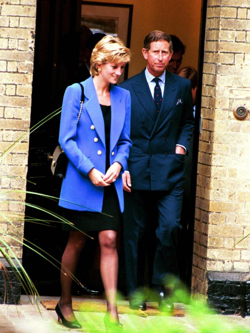 Los príncipes Carlos de Inglaterra y Diana de Gales en la década de los 90.