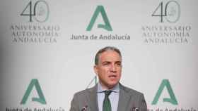 El consejero de Presidencia de la Junta de Andalucía, Elías Bendodo.
