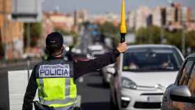 Control de la Policía Nacional en Madrid. Efe