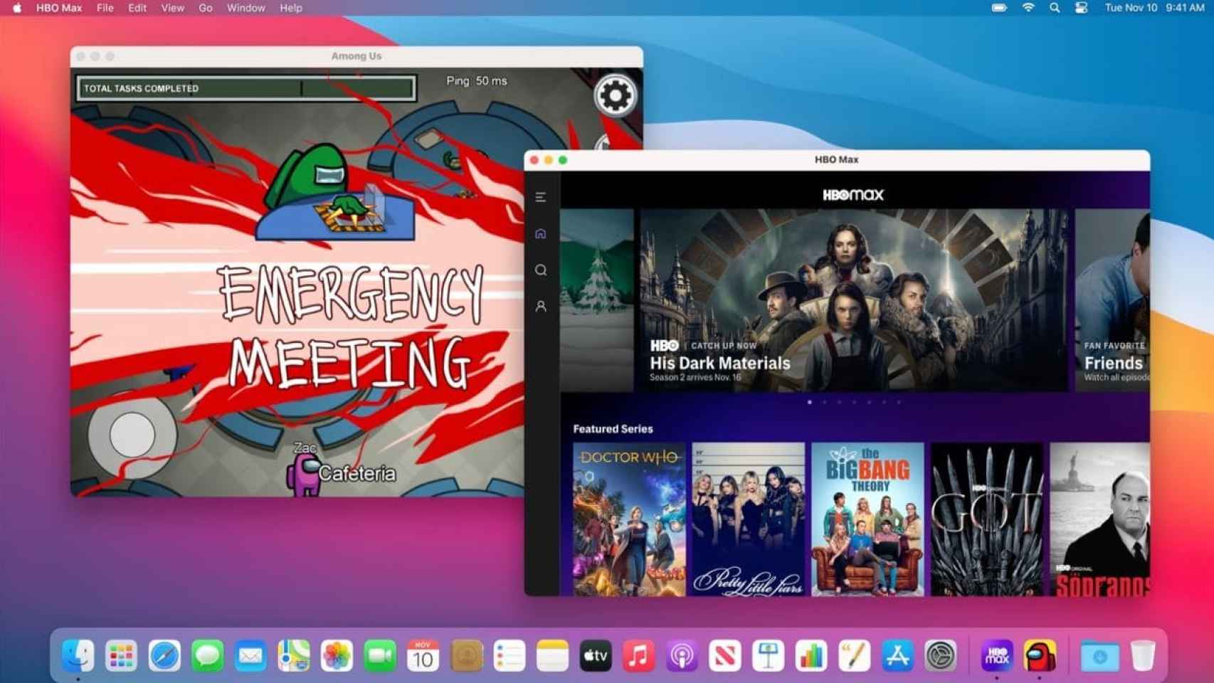 MacOS Big Sur ejecutando aplicaciones de iOS
