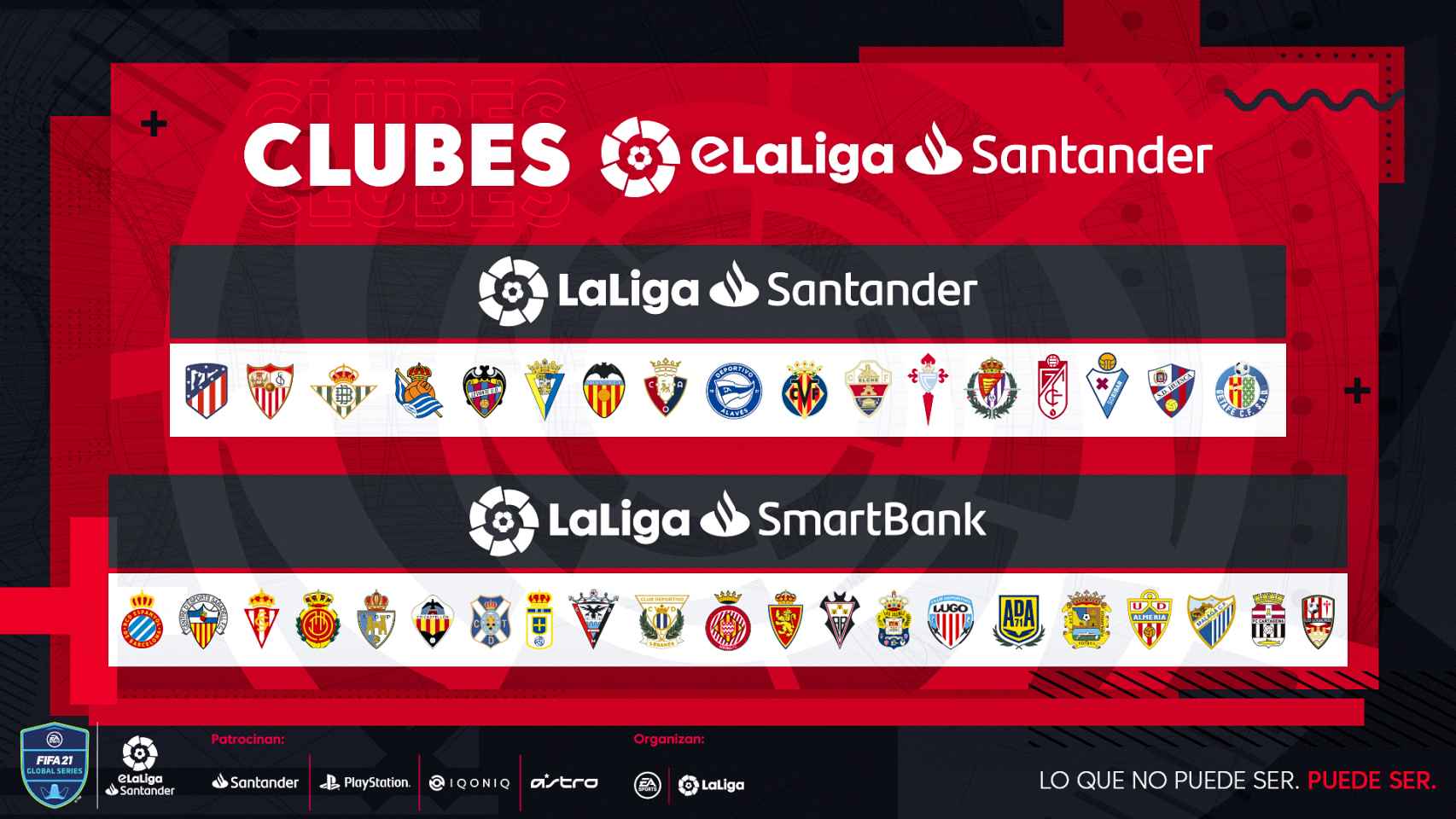 Equipos participantes de eLaLiga Santander 2020/2021