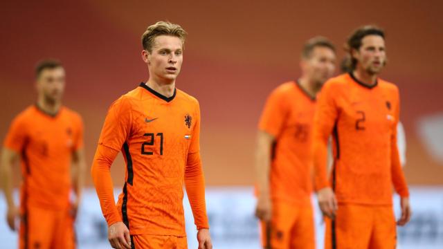 De Jong con la selección de Holanda