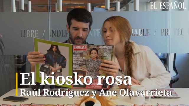 Raúl Rodríguez y Ane Olabarrieta en el kiosco rosa, en vídeo.