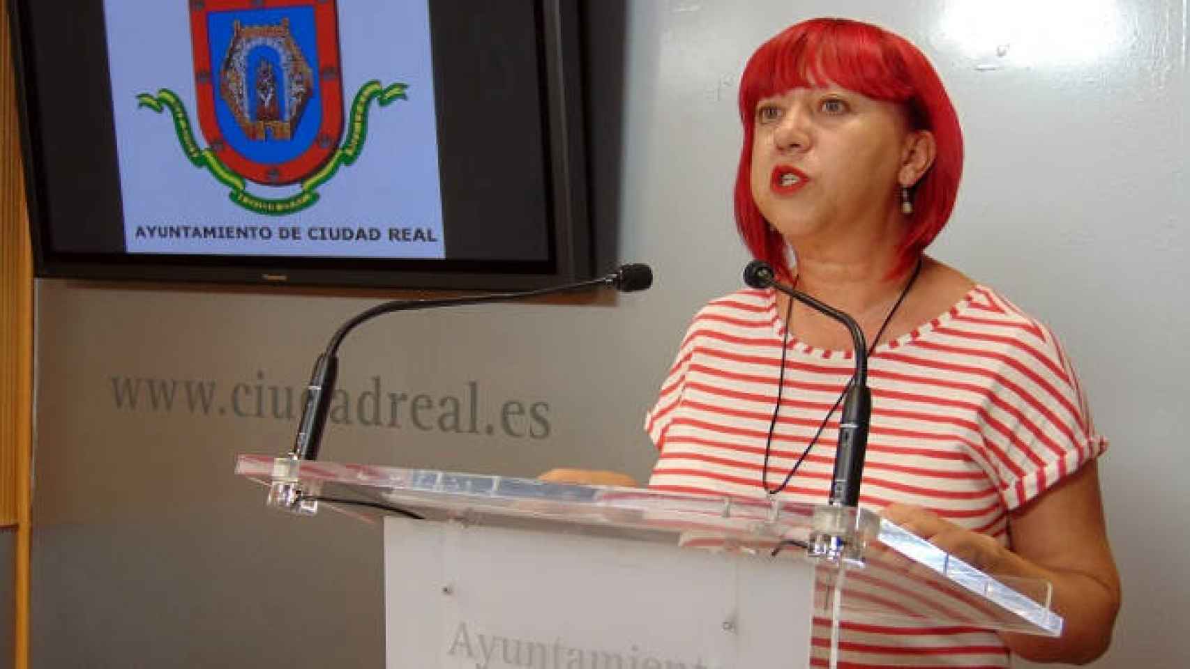Matilde Hinojosa,  concejal de Acción Social de Ciudad Real