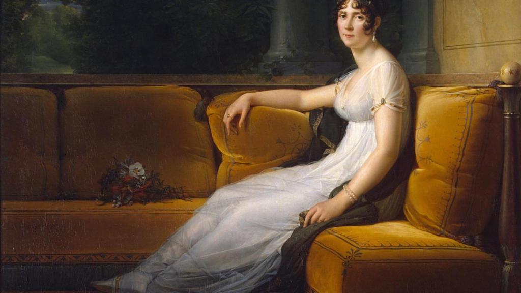 Retrato de Josefina como emperatriz.