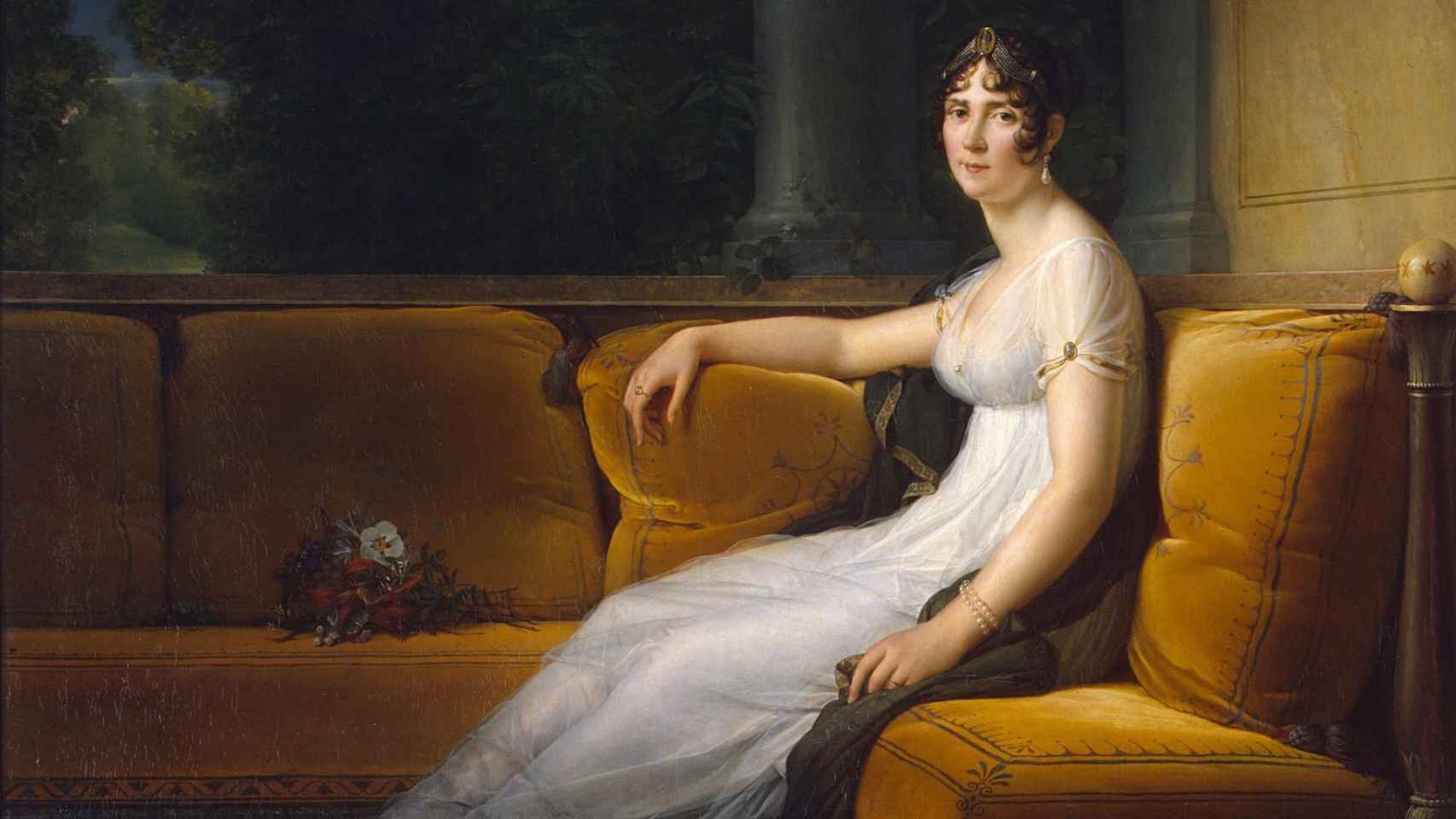 Retrato de Josefina como emperatriz.