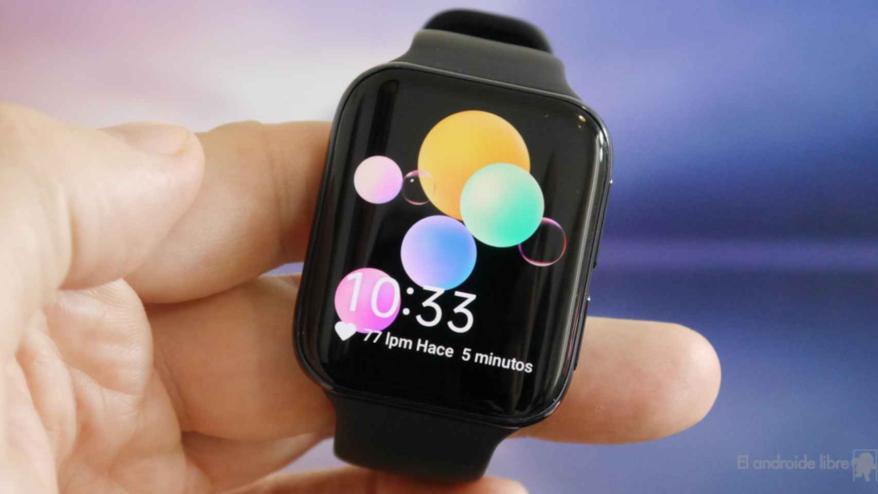 El Oppo Watch tiene un diseño similar al Apple Watch.