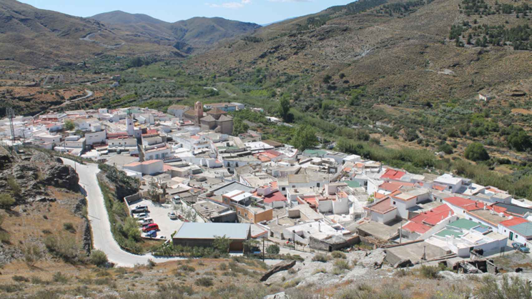 Panorámica de la localidad de Nacimiento (Almería).