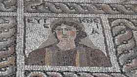El mosaico hallado en la ciudad de Flaviapolis.