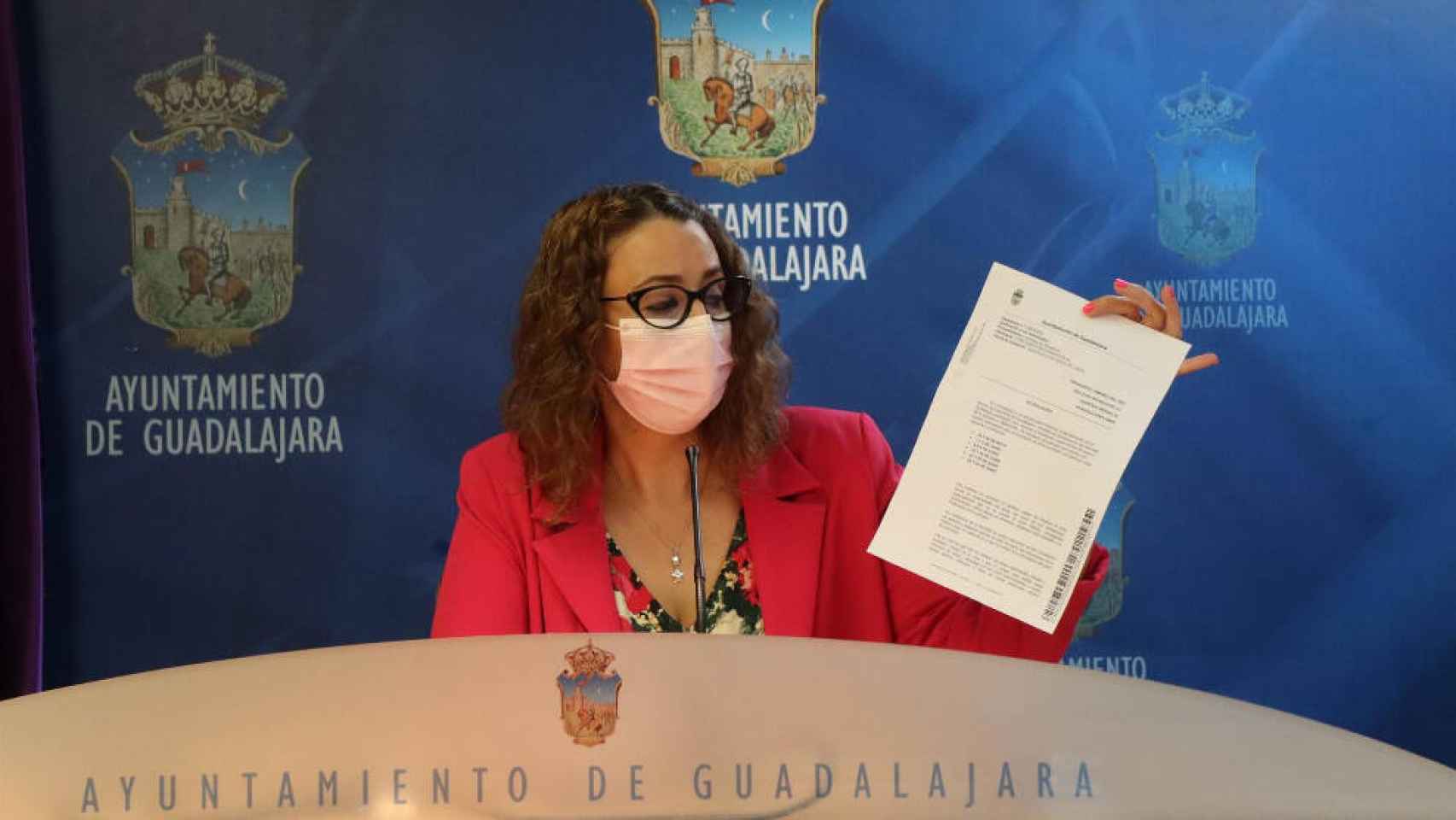La segunda teniente de alcalde y concejala de Relaciones con los Medios en el Ayuntamiento de Guadalajara, Sara Simón