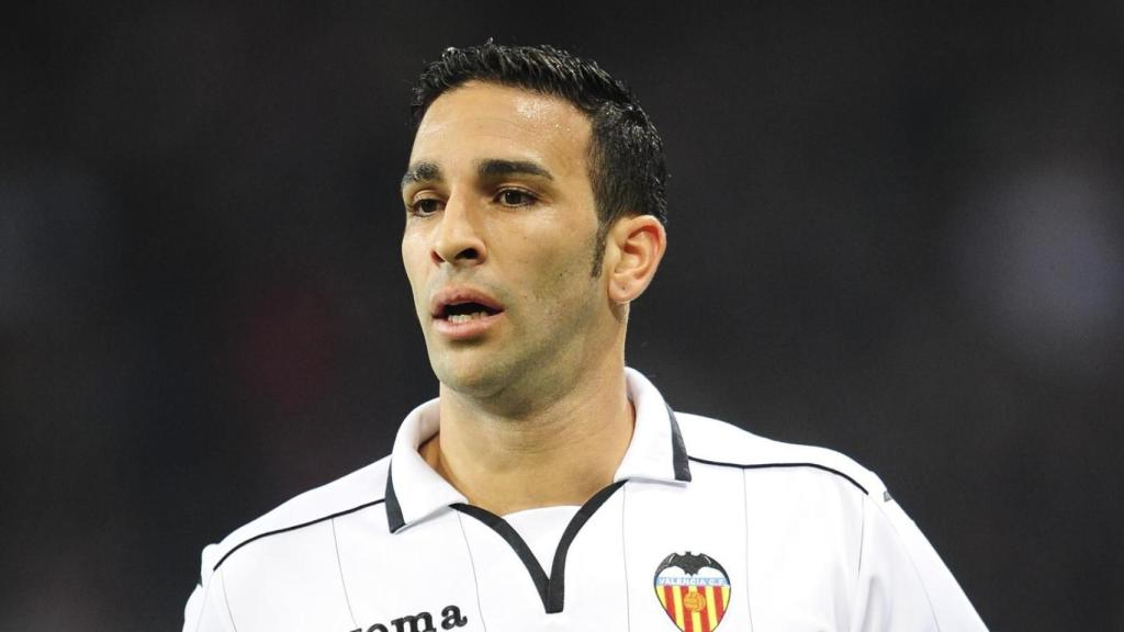 Adil Rami, en un partido del Valencia CF